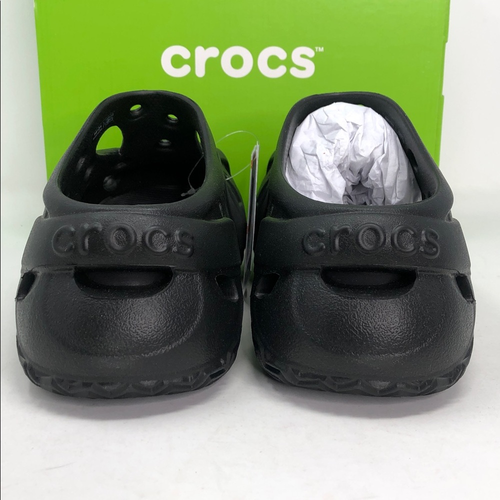 Crocs Caged 211141-001 Women’s Black Slip On Clogs- Size 7 - Picture 5 of 7